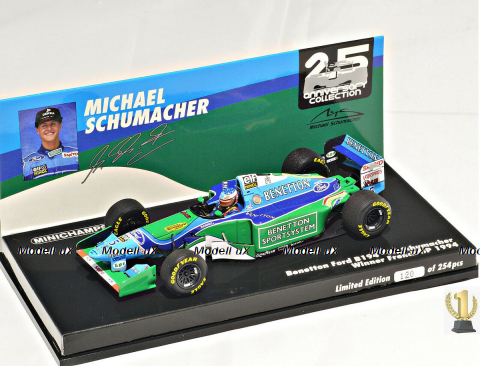 Benetton Ford B194 Michael Schumacher Winner French Gp 1994, Minichamps 1:43