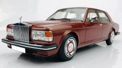 ROLLS ROYCE - SILVER SPIRIT 1980 - BROWN MET, Modelcarswholesale 1:18