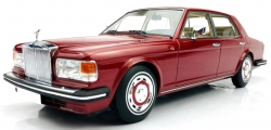 ROLLS ROYCE - SILVER SPIRIT 1980 - RED MET, Modelcarswholesale 1:18