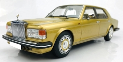 ROLLS ROYCE - SILVER SPIRIT 1980 - GOLD MET, Modelcarswholesale 1:18