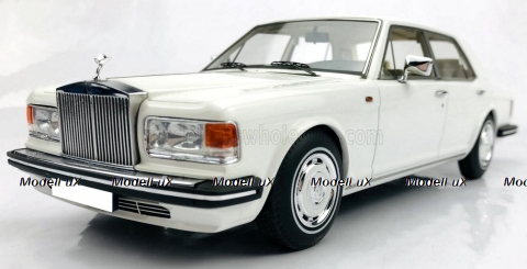 ROLLS ROYCE - SILVER SPIRIT 1980 - WHITE, Modelcarswholesale 1:18