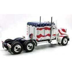 Peterbilt 359, 1967, (Stars and Stripes), white/red/blue, RK180082, Road Kings 1:18