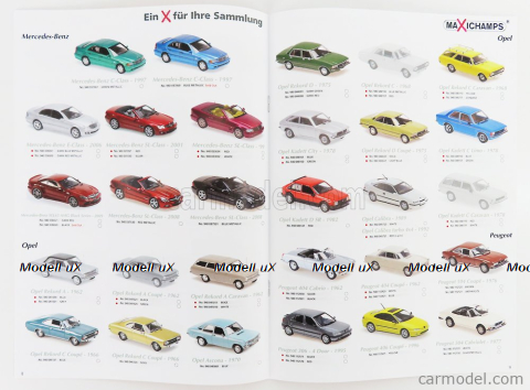 MAXICHAMPS CATALOGUE, KATMAX116, Maxichamps 1:43