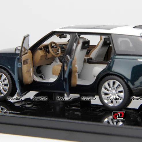 Range Rover Land Rover, SV Serenity, Green with white roof, LCD 1:43