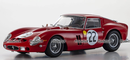Ferrari 250 GTO #22 3nd place Le Mans 1962, red, KYO8438B0, Kyosho 1:18