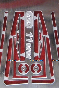 Фототравление Дворники 11мм, EM-159