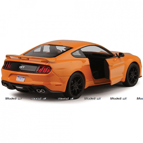 Ford Mustang GT 2018 orange, MotorMax 1:24