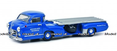 Mercedes Renntransporter blau, 450253800, Schuco 1:43