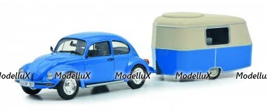 Volkswagen Käfer 1600i m.Eriba Puck  450268300, Schuco 1:43