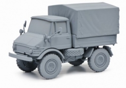 Mercedes Unimog 406 m.Plane, 450314900, Schuco 1:43
