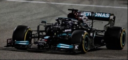 Mercedes AMG Petronas Formula One Team No.44 W12 E Performance Winner Bahrain GP 2021 Lewis Hamilton, 18S576, Spark 1:18