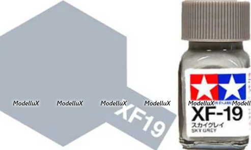 Краска эмалевая матовая  XF-19 Tamiya