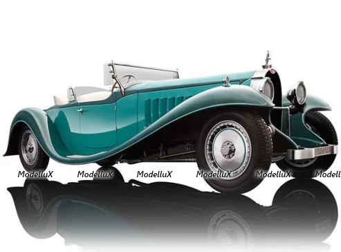 Bugatti Roadster Esders 1932 Green, 1990TZ68, Bauer 1:18