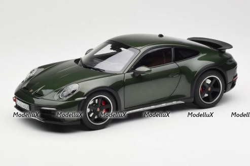 Porsche 911 Dakar 2023, green, 187241, Norev 1:18