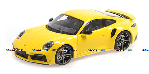 Porsche 911 (992) Turbo S Coupe Sport Design 2021, Yellow, 110069070, Minichamps 1:18