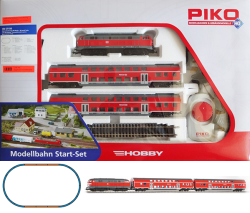 Стартовый набор железной дороги PIKO BR 218 и 2 двухэтажных вагона, 57150, Piko, HO (1:87)