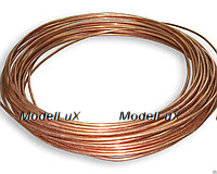 Проволока медная цвет темная медь, 0,3 мм, Zip 41524