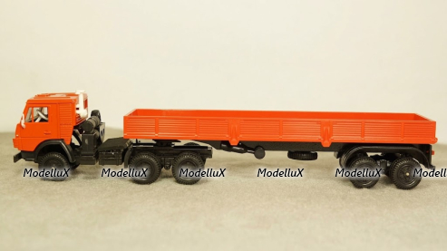 Камаз 5410 борт красный, 1:43