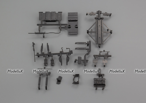 Кит, набор деталей для сборки шасси без кузова АРС-12Д, 515102, DiP Models 1:43