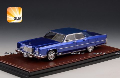 Lincoln Continental Town Car Dark Blue Irid 1973, GLM101501, GLM Models 1:43
