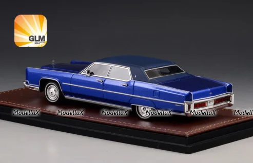 Lincoln Continental Town Car Dark Blue Irid 1973, GLM101501, GLM Models 1:43