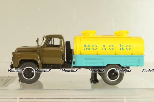 Газ-53А АЦПТ-3,3 "Молоко", хаки/желтый, 1973 г., 105357, DiP Models 1:43