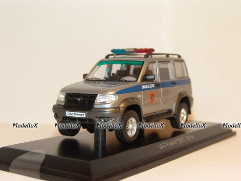 Уаз Патриот ДПС 2010 г., 231632, DiP Models 1:43
