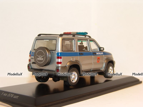Уаз Патриот ДПС 2010 г., 231632, DiP Models 1:43