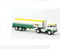 Unic- Esterel BP Articulated Tanker Truck 1969-yellow white green, CL5513,  Norev 1:43