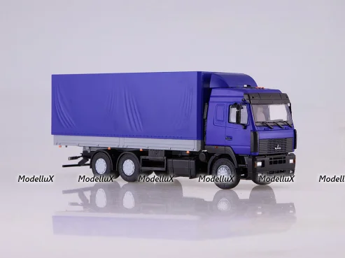 МАЗ-6312 бортовой с тентом, арт. 101227.г, Аист 1:43