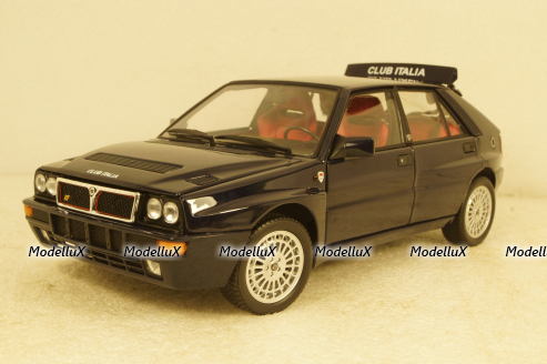 Lancia Delta Integrale, Club Italia 1986, dark blue ,08343SC, Kyosho 1:18