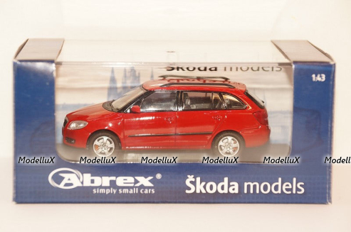Skoda Fabia II Combi red