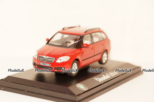 Skoda Fabia II Combi red