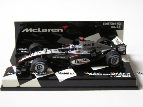 McLaren Mercedes MP4/19 David Coulthard 2004, 530041805, Minichamps 1:18
