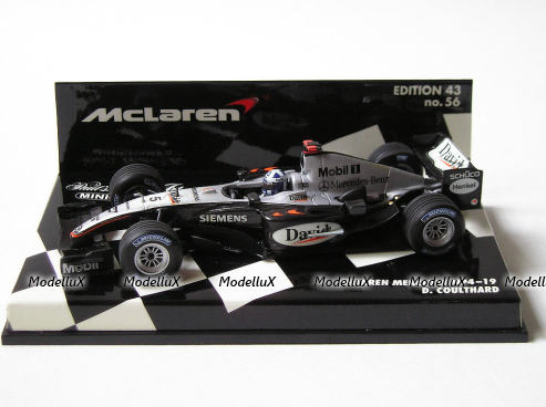 McLaren Mercedes MP4/19 David Coulthard 2004, 530041805, Minichamps 1:18