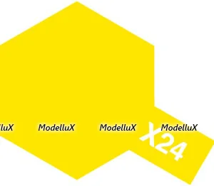 Краска глянцевая акриловая (Clear Yellow), Tamiya X-24 