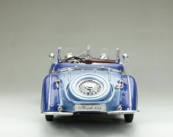 Horch 855 Roadster 1939 light blue/dark blue, SUN2408, SunStar 1:18