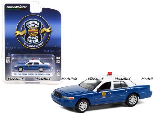 Ford Crown Victoria Police Interceptor, Kansas Highway Patrol, Greenlight 1:64