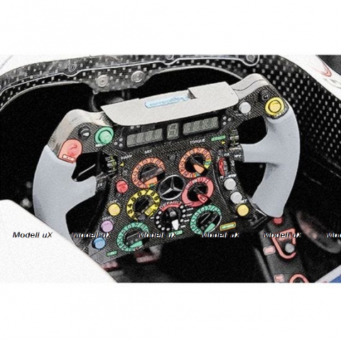 Steering Wheel Mercedes AMG Petronas F1 Team W03 Michael Schumacher 2012, 251120007, Minichamps 1:2