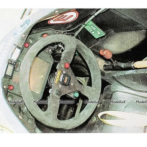 Steering Wheel Benetton B192 Michael Schumacher 1st Win Belgian GP 1992, 251920019, Minichamps 1:2