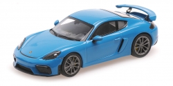 Porsche 718 Cayman GT4 (982) 2020 Blue, 410067602, Minichamps 1:43