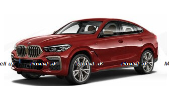 BMW X6 2020 Red Metallic, 870020522, Minichamps 1:87