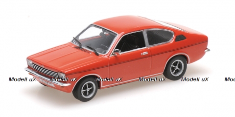 Opel Kadett Coupe 1973 Red, 870040120, Minichamps 1:87