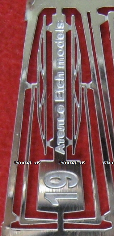 Фототравление Дворники 19мм никель, EM-164