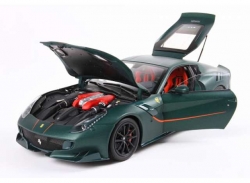 FERRARI F12 TDF - 2015 - VERDE GB OPACO, BBR182105, BBR 1:18