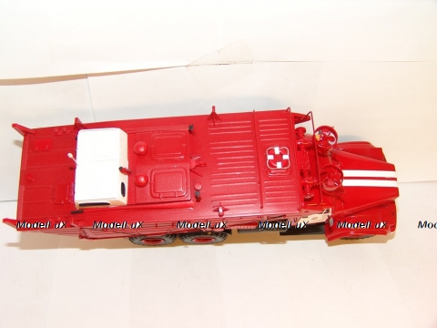 Краз 255 с катером пожарный, Киммерия 1:43