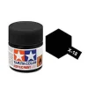 Акриловая краска  Semi gloss Black ( черный), X-18, 81518 Tamiya 