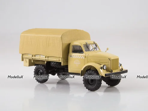 ГАЗ-63 бортовой (с тентом), арт. 102644, АИСТ 1:43