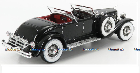 Duesenberg SJ 2608 J-582 Torpedo Phaeton Walker La Grande 1930 black, MXL0406-011, Matrix 1:18