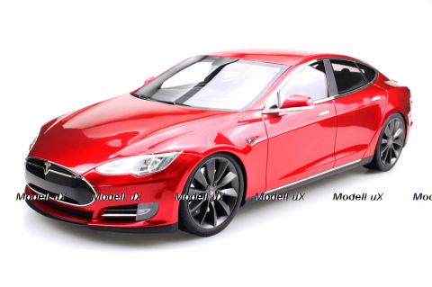 Tesla Model S, 2012, red, TM12-03B, Top Marques 1:12